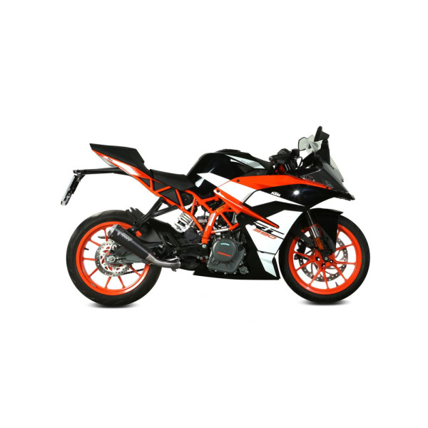 Вихлопна система (X-M1) MIVV для KTM Duke 125 / 390 / RC125 / 390 (17-20) чорна