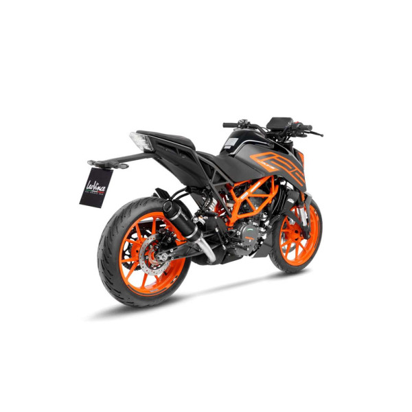 Глушник мотоцикловий LeoVince GP Corsa Evo KTM Duke 125/ 390 (21-23) вуглецеве волокно
