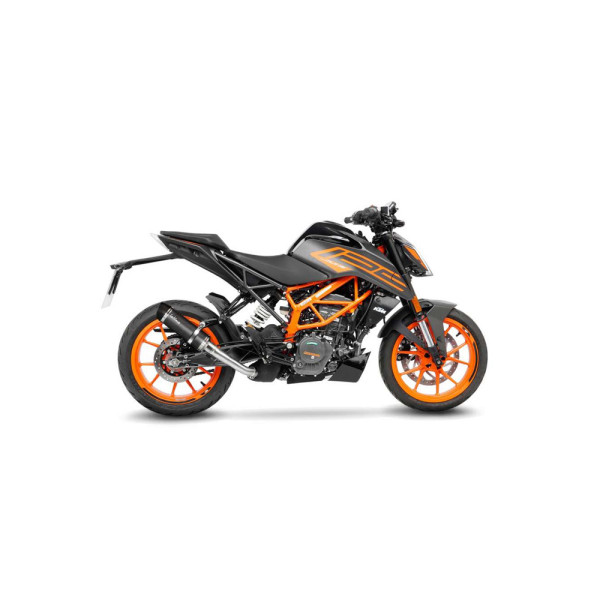 Глушник мотоцикловий LeoVince GP Corsa Evo KTM Duke 125/ 390 (21-23) вуглецеве волокно
