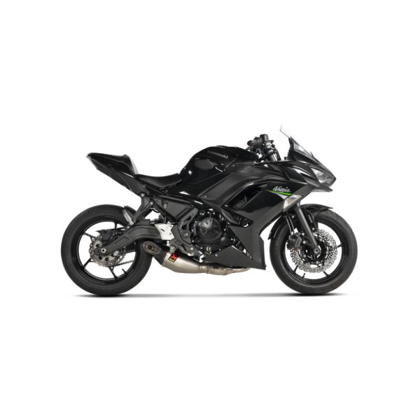 Повний вихлопний системи Akrapović Racing Line Kawasaki Z650/ Ninja 650 (23-) титан/ вуглецеве волокно