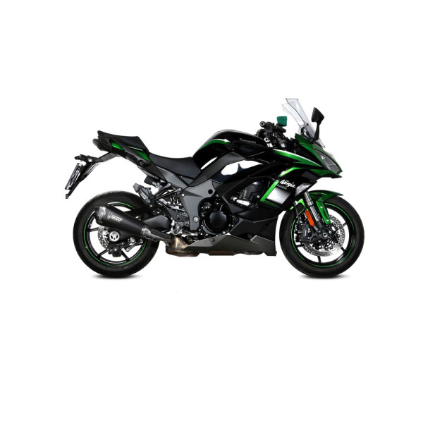Глушник мотоцикловий Slip-On Line (Delta Race) MIVV для Kawasaki Ninja 1000 SX (20-) чорний