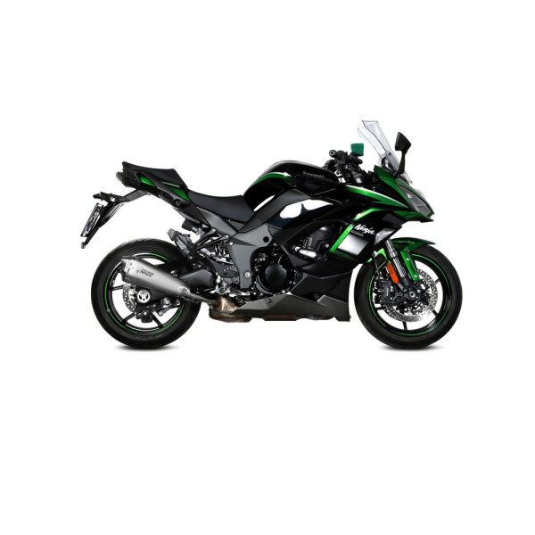 Глушник мотоцикловий Slip-On Line (Delta Race) MIVV для Kawasaki Ninja 1000 SX (20-) срібний
