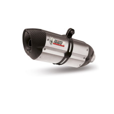 Вихлопна система Slip-On Line (Suono) MIVV для Suzuki GSR750 (11-16) срібний