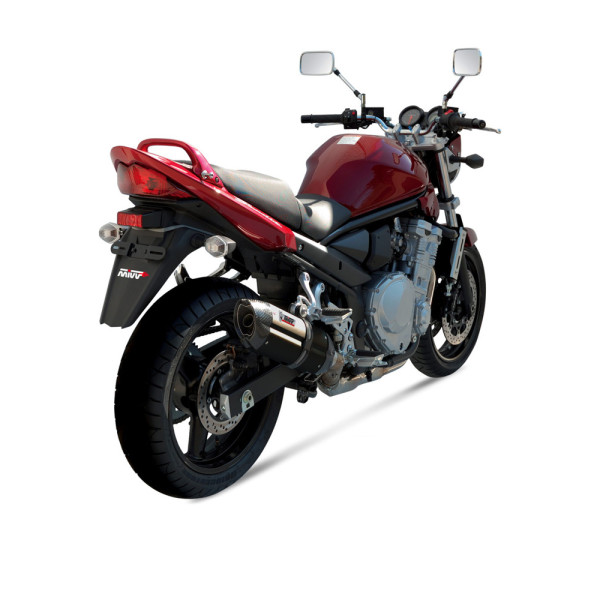 Глушник мотоцикловий Slip-On Line (Suono) MIVV для Suzuki GSF650 Bandit (07-15) / GSX650 F (08-15) чорний