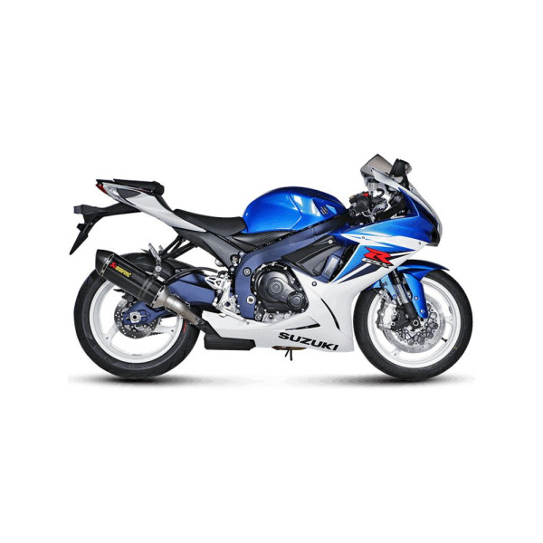 Глушник мотоцикловий Slip-On Line Carbon Akrapović для Suzuki GSX-R 750 / 600 11-17