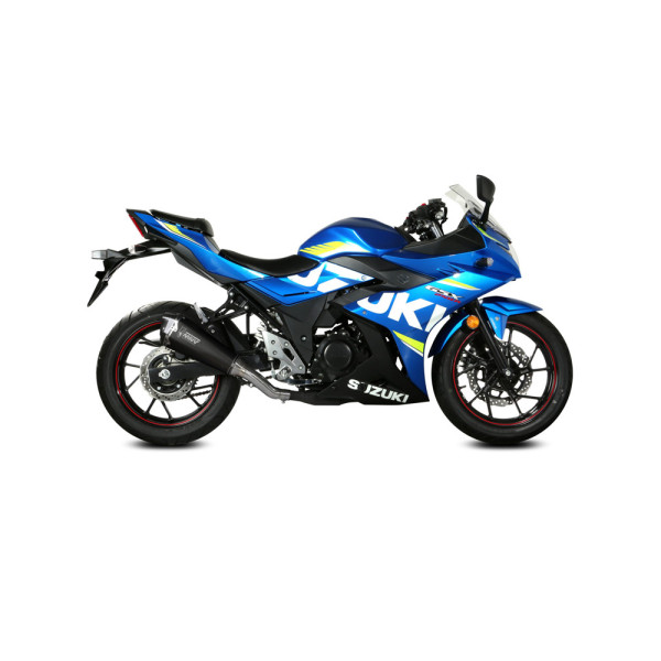Глушник мотоцикловий Slip-On Line (Delta Race) MIVV для Suzuki GSX 250 R (17-20) чорний