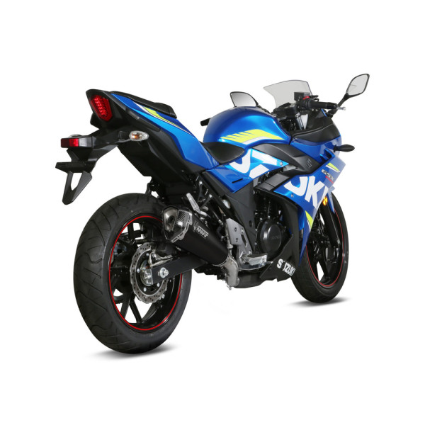 Глушник мотоцикловий Slip-On Line (Delta Race) MIVV для Suzuki GSX 250 R (17-20) чорний