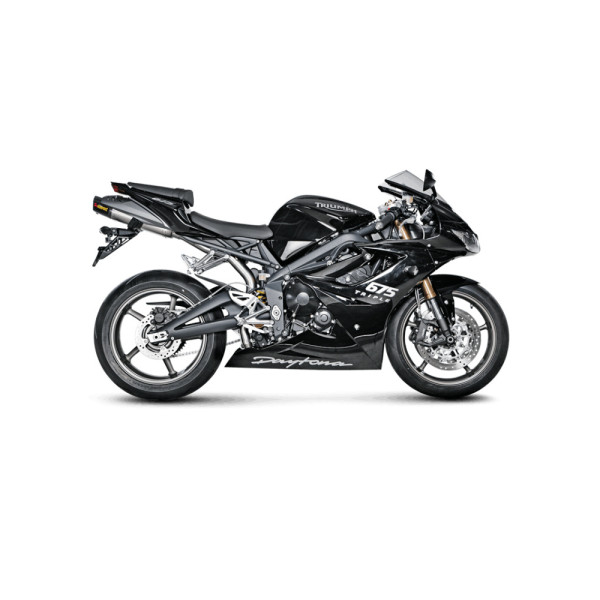 Глушник мотоцикловий Slip-On Line Титан Akrapović для Triumph Daytona 675 06-12 / 675R 11-12