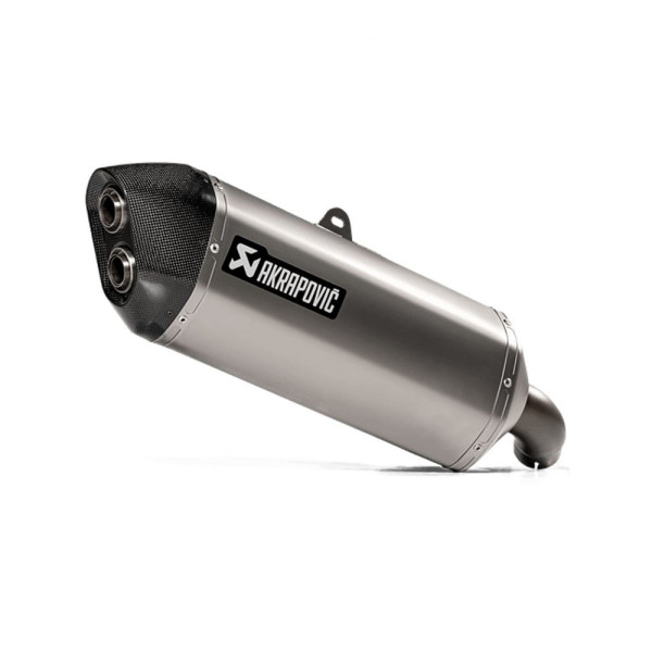 Глушник мотоцикловий Akrapović Slip-On Line Suzuki V-Strom 1000 (14-19)/ V-Strom 1050 (20-23) Титан + Вуглецеве волокно