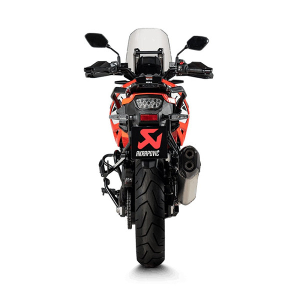 Глушник мотоцикловий Akrapović Slip-On Line Suzuki V-Strom 1000 (14-19)/ V-Strom 1050 (20-23) Титан + Вуглецеве волокно