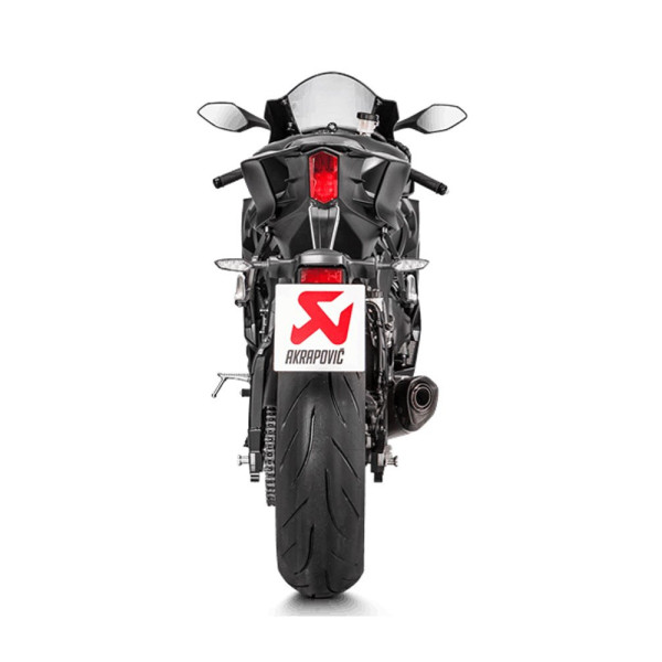 Глушник мотоцикловий Slip-On Line Титан + Вуглецеве волокно Akrapović для Yamaha YZF-R6 10-