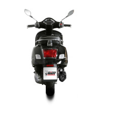 Глушник мотоцикловий Slip-On Line (Delta Race) MIVV для Vespa GTS300 (21-) чорний