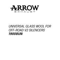 Універсальна скляна вата Arrow для глушників Off-Road V2 L=450mm