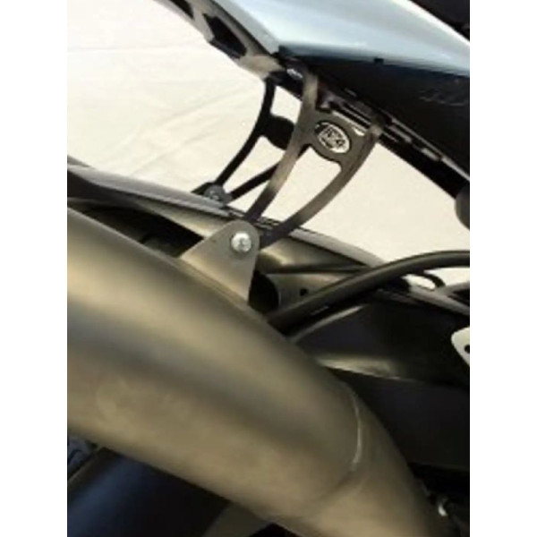 Комплект кріплень вихлопу R&G для Suzuki GSX-R 1000 (09-11) чорний (2шт)
