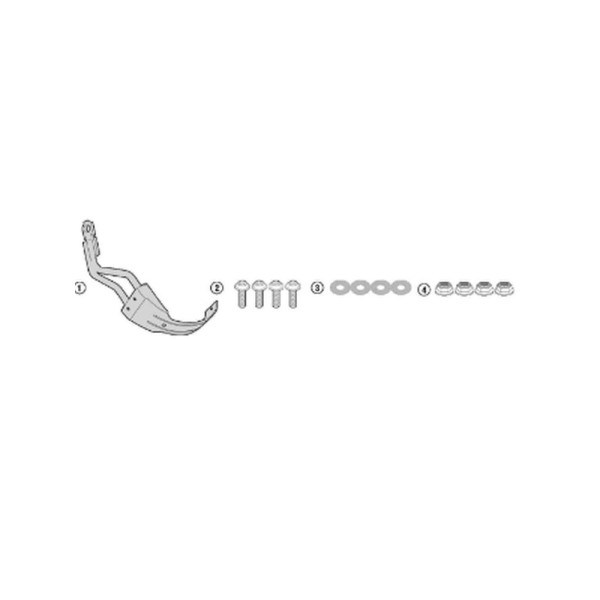 Монтажний комплект Kappa для заднього брудозахисника KRM01, KRM02 Triumph Tiger 900/ GT/ GT Pro/ Rally/ Rally Pro (20-)