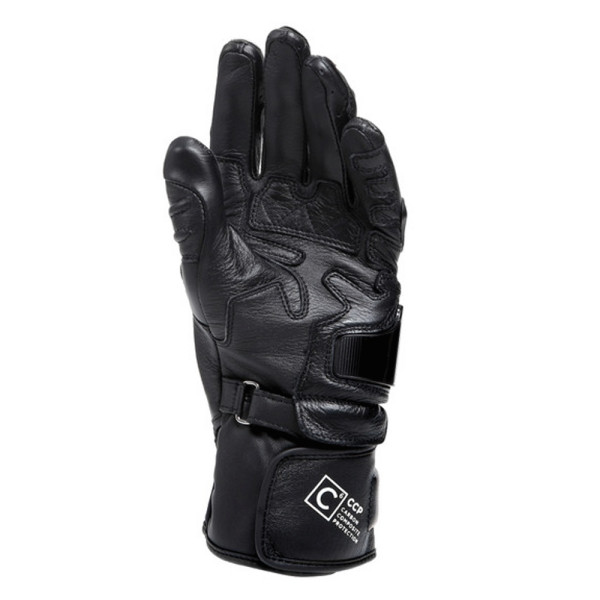 Рукавички мотоциклетні жіночі Dainese Carbon 4 довгі чорні-білі