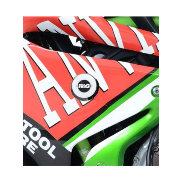 Краш-пади R&G для Triumph Daytona 675 (13-16) білі