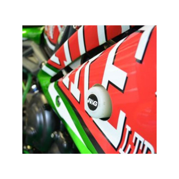 Краш-пади R&G для Triumph Daytona 675 (13-16) білі