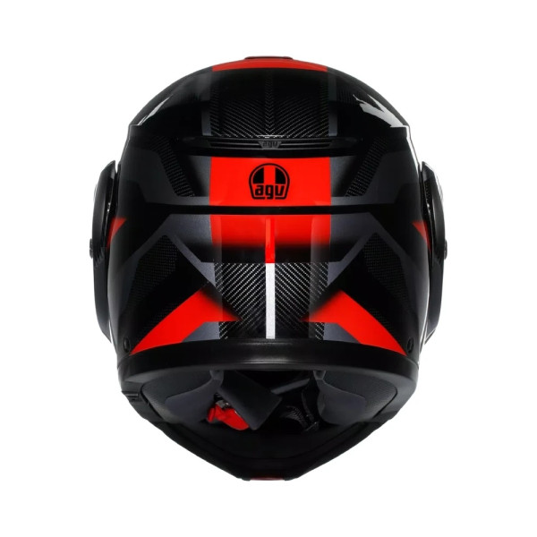Модулярний шолом AGV Streetmodular Ledro чорний-червоний