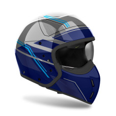 Модульний шолом Airoh J110 Slim синій глянець