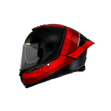 Шолом інтегральний MT Thunder 4 SV R25 чорний-червоний