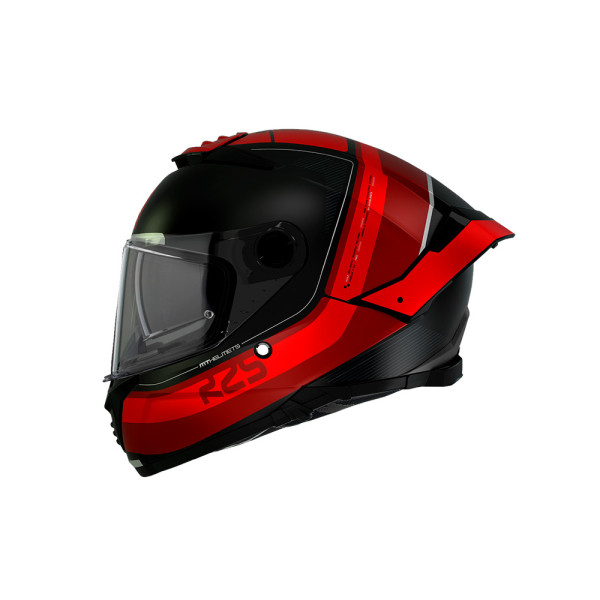 Шолом інтегральний MT Thunder 4 SV R25 чорний-червоний
