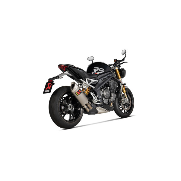 Глушник мотоцикловий Slip-On Line Титан Akrapovič для Triumph Speed Triple 1200 RR (22-24)/ RS (21-24)