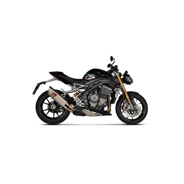 Глушник мотоцикловий Slip-On Line Титан Akrapovič для Triumph Speed Triple 1200 RR (22-24)/ RS (21-24)
