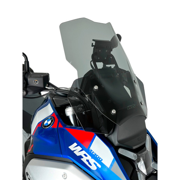 Мотоциклетний щиток WRS Caponord для BMW R 1300 GS (23-)/ Adventure (24-) затемнений для версії з радаром