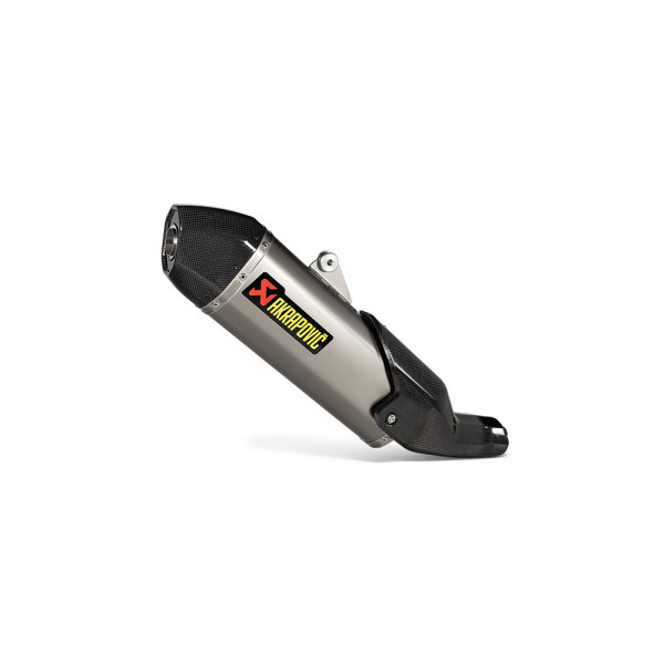 Вихлопна система мотоцикла Slip-On Line Титан + Вуглецеве волокно Akrapovič для Ducati DesertX (22-24)/ Rally (24)