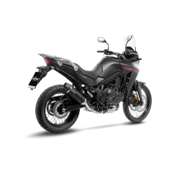 Вихлопна система LeoVince LV ONE EVO Honda XL 750 Transalp Urban/ Easy Travel/ Travel Edition (23-24) чорна нержавіюча сталь
