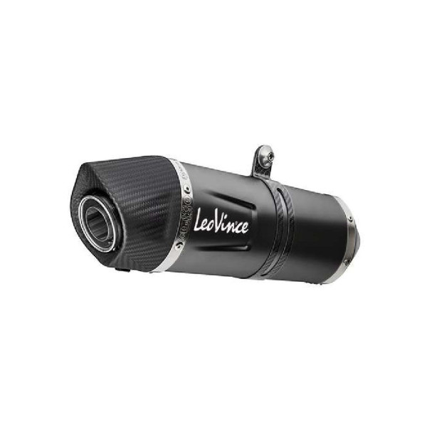 Вихлопна система LeoVince LV ONE EVO Honda XL 750 Transalp Urban/ Easy Travel/ Travel Edition (23-24) чорна нержавіюча сталь