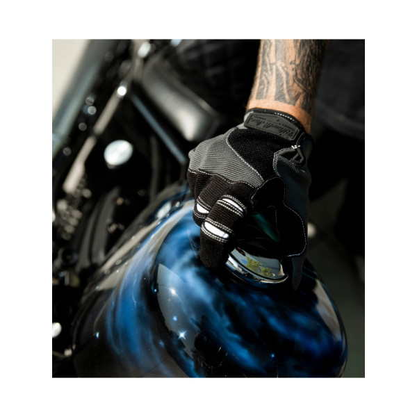 Кросові рукавички Biltwell Moto сірі-чорні