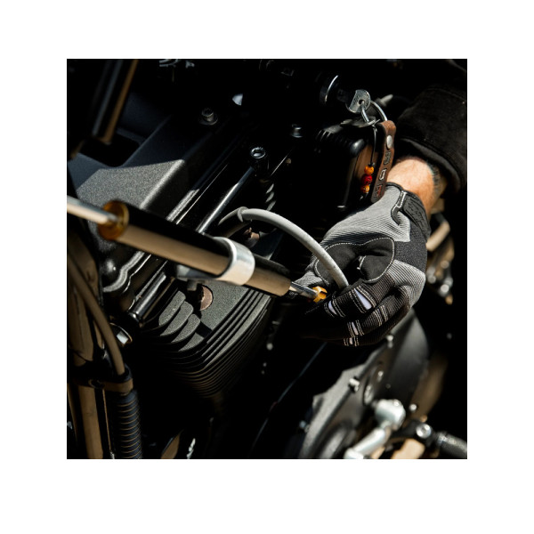 Кросові рукавички Biltwell Moto сірі-чорні