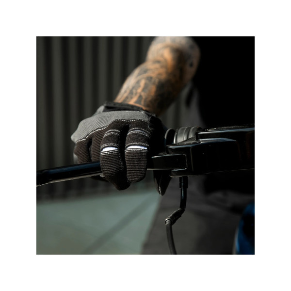 Кросові рукавички Biltwell Moto сірі-чорні