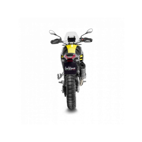 Вихлопна система LeoVince LV ONE EVO BLACK EDITION Slip-On, нержавіюча сталь для Aprilia Tuareg 660 (22-24)