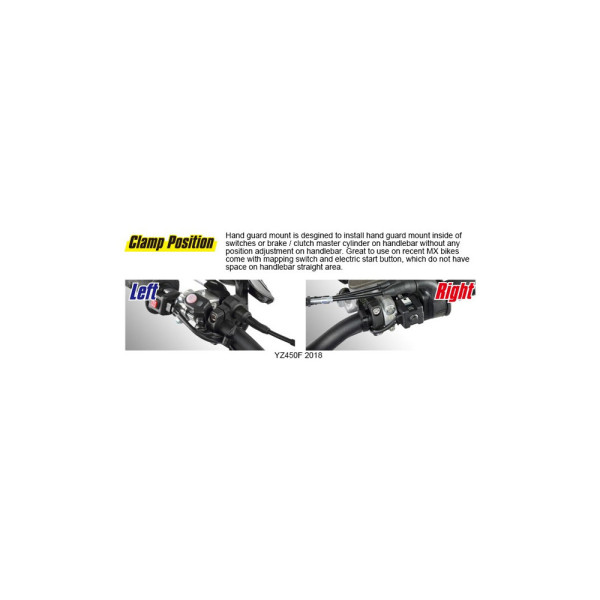 Гандбарі Zeta для Honda CRF250L / CRF300L / RALLY (21-) червоні
