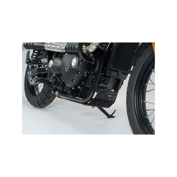 Захист двигуна SW-MOTECH Triumph Street Twin/Bonneville T 100/Street Scrambler/Bonneville T100/Street Cup (16-), Bonneville T120 Black (15-), Thruxton 1200 R (16-19), Thruxton TFC/Speed Twin (18-), Thruxton RS (19-), Speed Twin 900 (23-) чорний