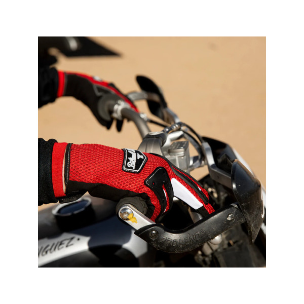 Рукавички кросові Biltwell Anza червоно-чорні