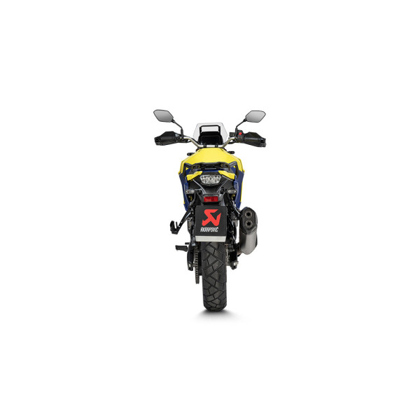 Глушник мотоцикловий Slip-On Line Титан + Вуглецеве волокно Akrapovič Suzuki V-Strom 800 (24-)/ DE (23-)