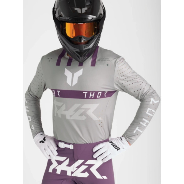 Блуза ендуро Thor Sportmode Flite сіро-фіолетова