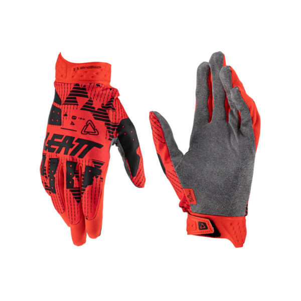 Рукавички крос Leatt Moto 2.5 WindBack червоні
