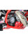 Плита під двигун AXP Racing Xtrem Beta RR 250/300/Racing (24-), 250RR/300RR XPRO (25-) з захистом підйомника червона