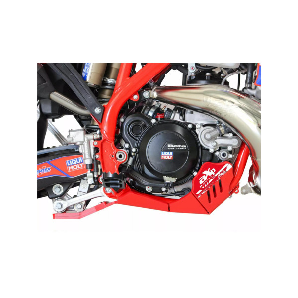 Плита під двигун AXP Racing Xtrem Beta RR 250/300/Racing (24-), 250RR/300RR XPRO (25-) з захистом підйомника червона