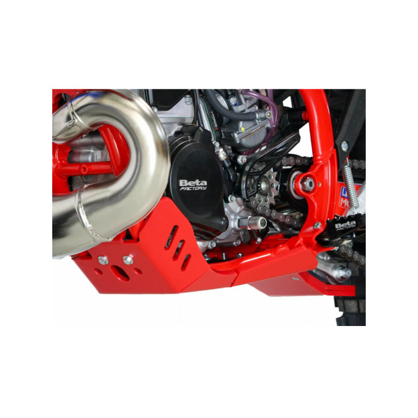 Плита під двигун AXP Racing Xtrem Beta RR 250/300/Racing (24-), 250RR/300RR XPRO (25-) з захистом підйомника червона
