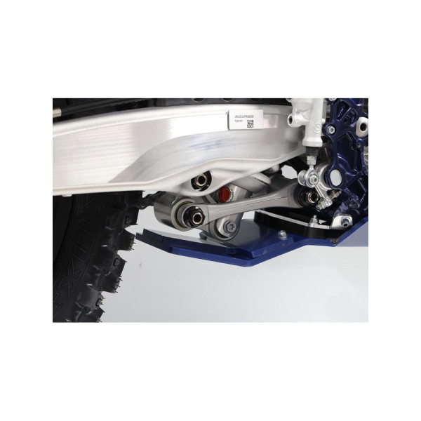 Плита під двигун Xtrem AXP Racing Husqvarna FC450, FX450 (23-), FE450/FE501/S/W (24-) синя з захистом підйомника