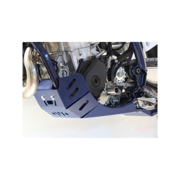 Плита під двигун Xtrem AXP Racing Husqvarna FC450, FX450 (23-), FE450/FE501/S/W (24-) синя з захистом підйомника