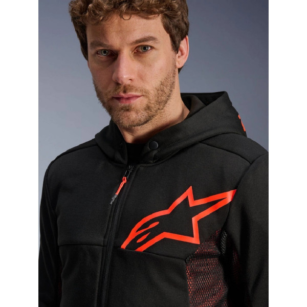 Мотоциклічна кофта Alpinestars Chrome Air чорна-червона