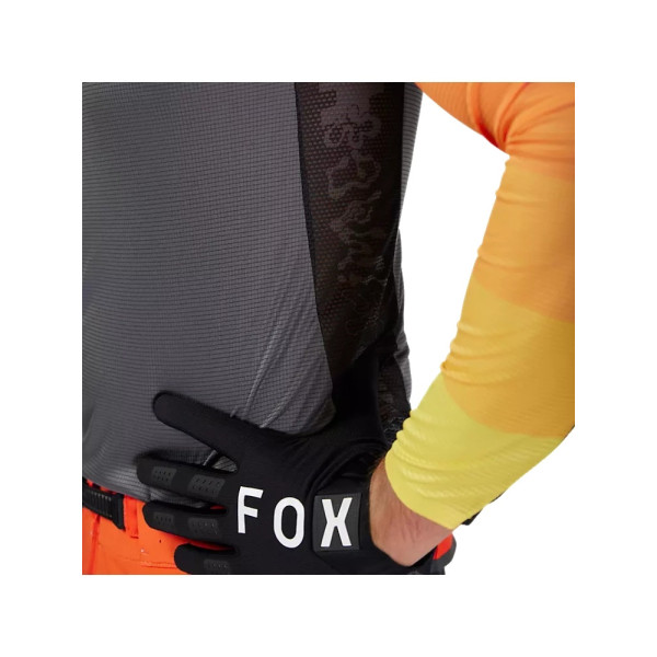 Блуза ендуро Fox Flexair Grid чорна-оранжева