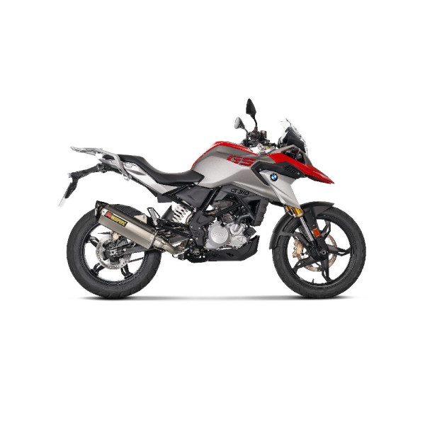 Повний вихлопний комплект Akrapović BMW G 310 GS (17-24)/ R (16-24) Racing Line, Нержавіюча сталь